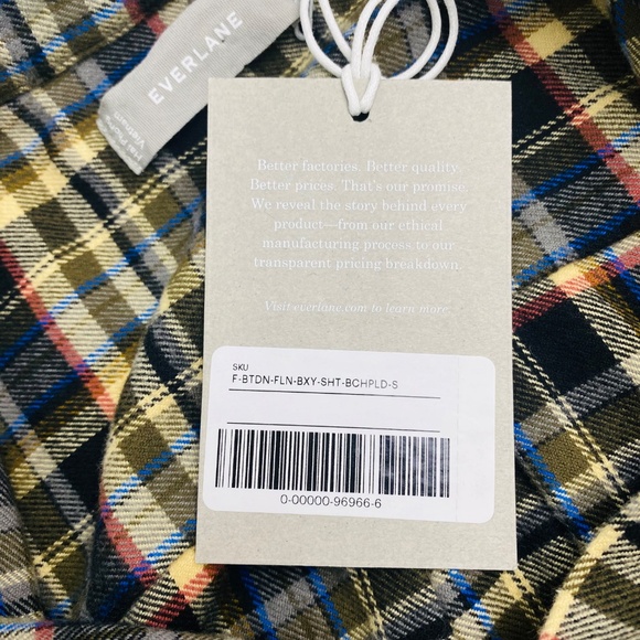 EVERLANE The Boxy Flannel Size S -NWT - Picture 8 of 10
